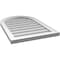 Ekena Millwork Round Top Surface Mount PVC Gable Vent w/ 2"W x 1-1/2"P Brickmould Frame, 20"W x 30"H GVPRT20X3002SN - alternate 3